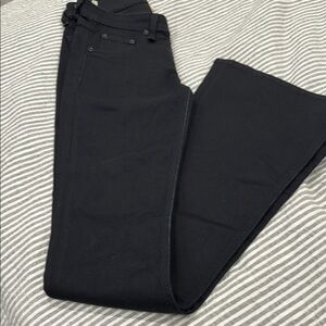 Rag and bone bellbottom style black jeans size 26